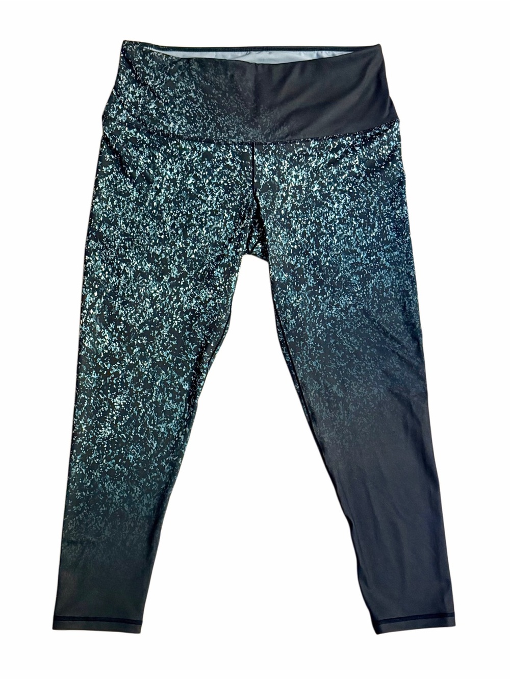 PrAna Kimble Printed Black Stargazer 7/8 Workout Yoga Legging Women’s Size XL